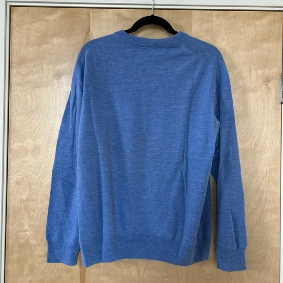 Men's Blue Sweater - Picture 2 of 5